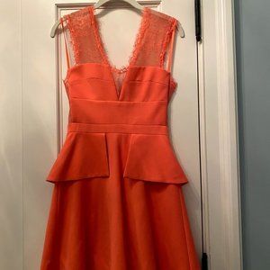 Coral BCBGMaxAzria Size 2 Dress